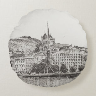 Stad Genève 2011 Rond Kussen