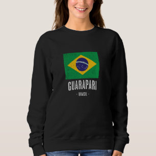 Stad Guarapari Brazilië BR Braziliaanse vlag Merch Trui