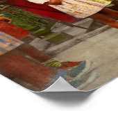 Stad - Harlem NY - Stoop life 1935 Poster (Hoek)