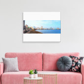 stad Havana Canvas Afdruk (Insitu (Woonkamer))