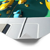 Stad in de toekomst poster (Hoek)