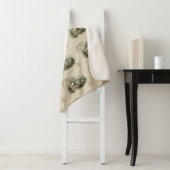 stad in de winter sherpa deken (In situ)