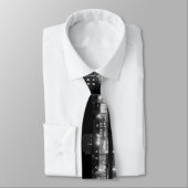 Stad in nachtverlichting stropdas (Gebonden)