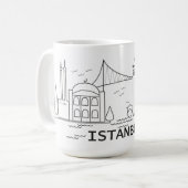 stad Istanbul Koffiemok (Voorkant links)