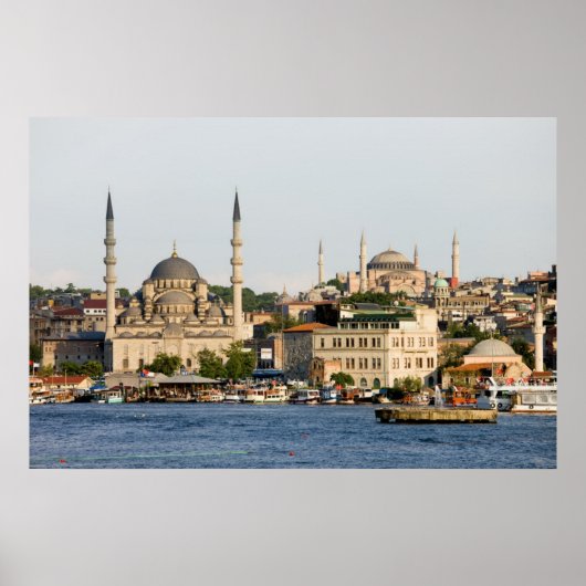 Stad Istanbul Skyline Poster (Voorkant)