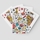 Stad Jaar Icon Speelkaarten (Achterkant)