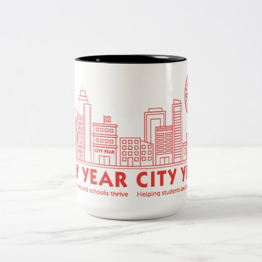 Stad Jaar Skyline Mok (Center)