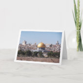 Stad Jeruzalem, de Rotskoepel Kaart (Voorkant)