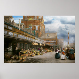 Stad - Kansas City farmers market - 1906 Poster