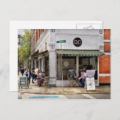 Stad - Kingston NY - Duo Bistro Briefkaart (Voorkant / Achterkant)