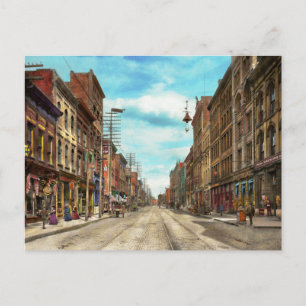 Stad - Knoxville TN - Gay Street 1903 Briefkaart