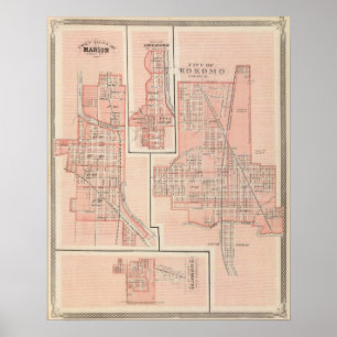 Stad Kokomo, Howard Co met Marion Poster