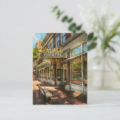 Stad - Korning NY - Het Palace Theater Briefkaart (Staand voorkant)