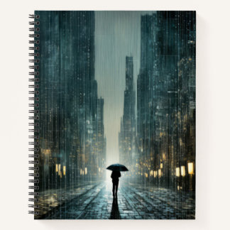 Stad Landschap Art Decor Verf Mozaïek Notitieboek