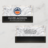 Stad Logo | Eenvoudig Schoon Visitekaartje (Voorkant / Achterkant)