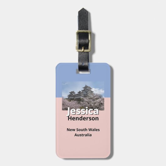 Stad LT04-0426 Bagage Label (Voorkant verticaal)