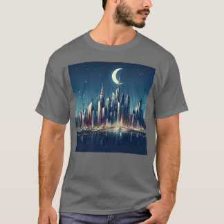 stad maan cadeau t-shirt