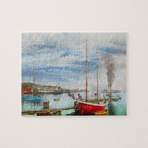 Stad - Mackinac Island MI - Zeeheld 1906 Legpuzzel