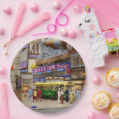 Stad - Manhattan, NY - 43rd en Broadway 1952 Papieren Bordje (Feest)