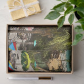 Stad - Miami FL - Zitting pool 1941 Tissuepapier (Geschenk)