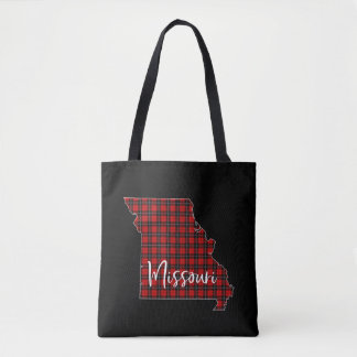 Stad Missouri Retro  Stijl Vrolijk Kerstfeest Draagtas