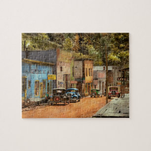 Stad - Mogollon NM - Voor de geesten 1940 Legpuzzel