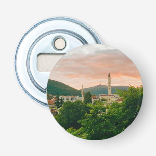 Stad Mostar - Bosnië en Herzegovina Button Flesopener