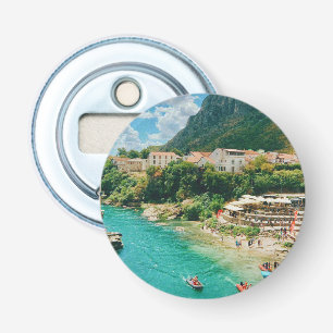 Stad Mostar - Bosnië en Herzegovina Button Flesopener