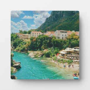 Stad Mostar - Bosnië en Herzegovina Fotoplaat