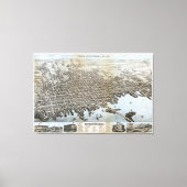 Stad New Bedford Massachusetts (1876) Canvas Afdruk (Voorkant)