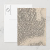 Stad New York Briefkaart (Voorkant / Achterkant)