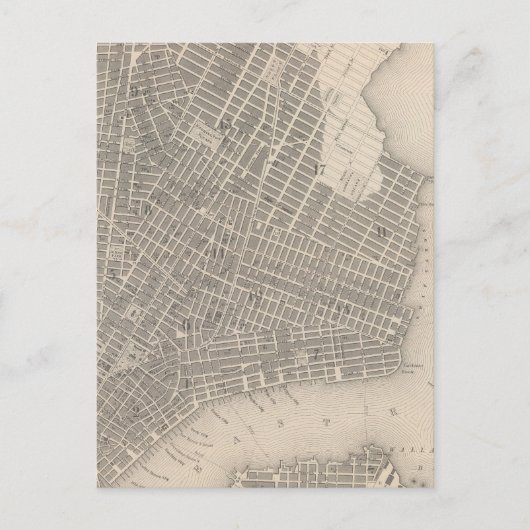 Stad New York Briefkaart (Voorkant)