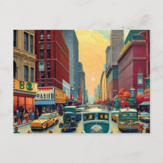 Stad New York Feestdagenkaart