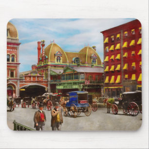 Stad - NY - Het Grand Central Depot 1890 Muismat