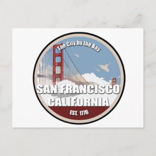 Stad op de baai, San Francisco California Briefkaart