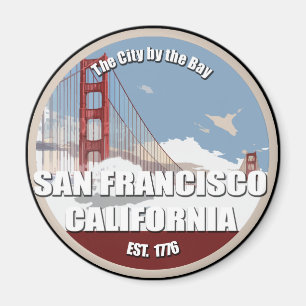 Stad op de baai, San Francisco California Magneet