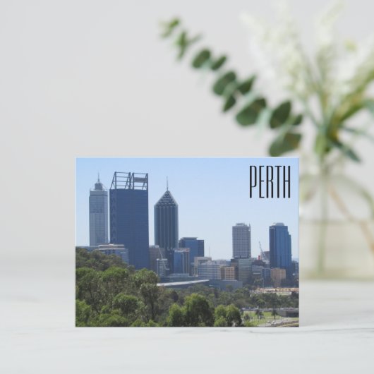 stad perth briefkaart (Staand voorkant)