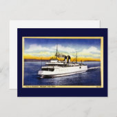 Stad Petoskey, Michigan State Ferry Briefkaart (Voorkant / Achterkant)