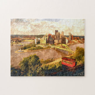 Stad Pittsburgh Puzzle Legpuzzel