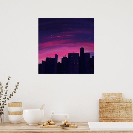 Stad Poster (Keuken)