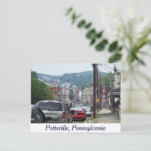 Stad Pottsville, Pennsylvania Post Card Briefkaart (Staand voorkant)