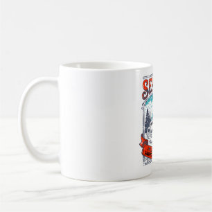 Stad Retro Seattle Koffie En Herfst Flanel Koffiemok