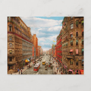 Stad - Rochester NY - Downtown Rochester 1904 Briefkaart