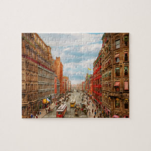 Stad - Rochester NY - Downtown Rochester 1904 Legpuzzel