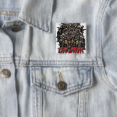 Stad Rott Merchandise Vierkante Button 5,1 Cm (In situ)