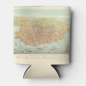  stad San Francisco Restored Map, 1878 Blikjeskoeler (Voorkant)