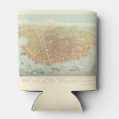  stad San Francisco Restored Map, 1878 Blikjeskoeler (Achterkant)