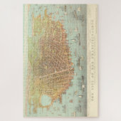  stad San Francisco Restored Map, 1878 Legpuzzel (Verticaal)