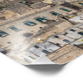 Stad Sassi di Matera in Italië Foto Afdruk (Hoek)