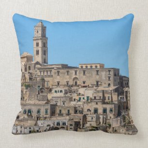 Stad Sassi di Matera in Italië Kussen